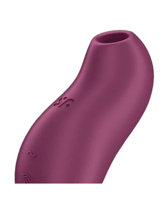 Вакуумний кліторальний стимулятор із вібрацією Satisfyer Pocket Pro 1 Purple Вакуумний кліторальний стимулятор із вібрацією Satisfyer Pocket Pro 1 Purple
