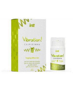 Рідкий вібратор Intt Vibration Caipirinha  (15 мл), густий гель, дуже смачний, діє до 30 хвилин