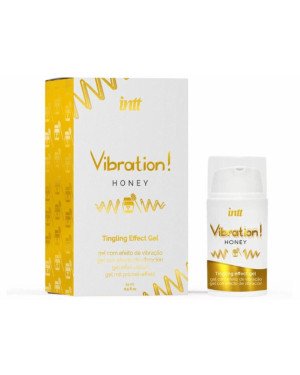 Рідкий вібратор Intt Vibration Honey (15 мл), густий гель, дуже смачний, діє до 30 хвилин