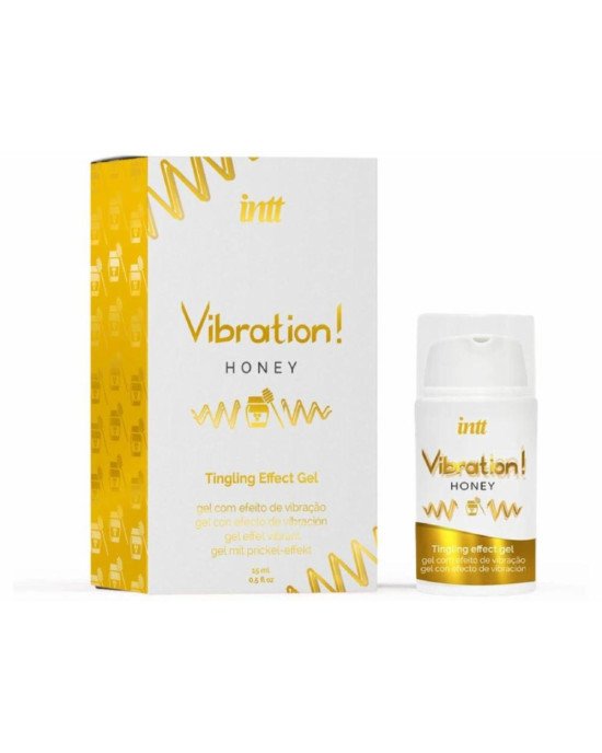 Рідкий вібратор Intt Vibration Honey (15 мл), густий гель, дуже смачний, діє до 30 хвилин Рідкий вібратор Intt Vibration Honey (15 мл), густий гель, дуже смачний, діє до 30 хвилин