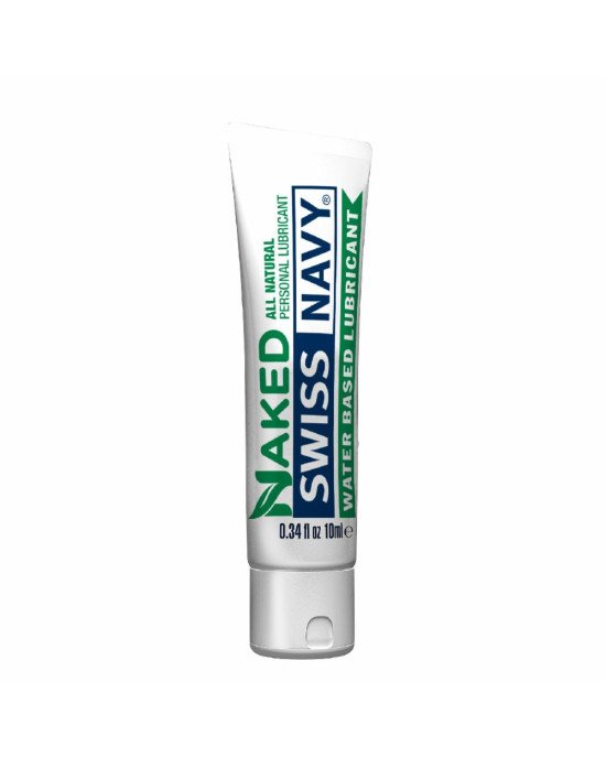Лубрикант на водній основі Swiss Navy NAKED All Natural 10 мл, для чутливої шкіри Лубрикант на водній основі Swiss Navy NAKED All Natural 10 мл, для чутливої шкіри