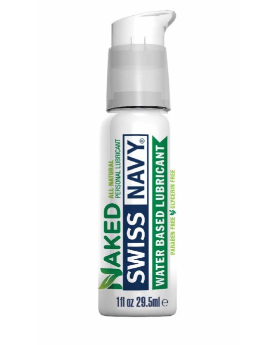 Лубрикант на водній основі Swiss Navy NAKED All Natural 29,5 мл, для чутливої шкіри Лубрикант на водній основі Swiss Navy NAKED All Natural 29,5 мл, для чутливої шкіри