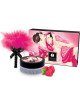 Смачна пудра для оральних пестощів Shunga Body Powder – Raspberry feeling (75 гр)
