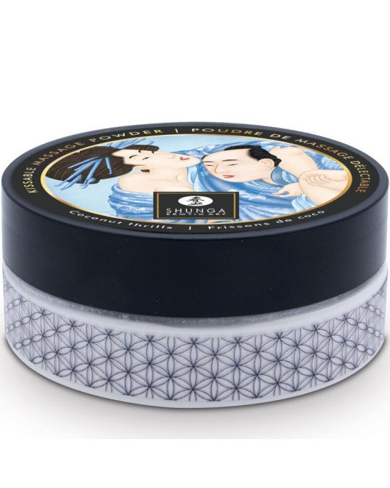 Смачна пудра для оральних пестощів Shunga Body Powder – Coconut Thrills (75 гр) Смачна пудра для оральних пестощів Shunga Body Powder – Coconut Thrills (75 гр)