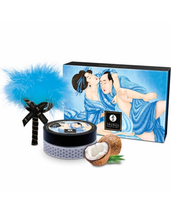 Смачна пудра для оральних пестощів Shunga Body Powder – Coconut Thrills (75 гр) Смачна пудра для оральних пестощів Shunga Body Powder – Coconut Thrills (75 гр)