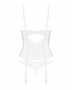 Корсет Obsessive Alissium corset & thong XL/2XL Корсет Obsessive Alissium corset & thong XL/2XL