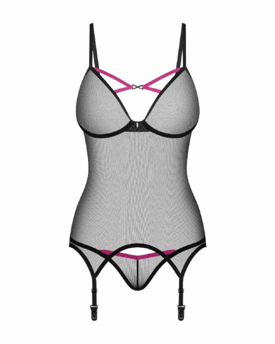 Корсет Obsessive Novenes corset & thong XS/S Корсет Obsessive Novenes corset & thong XS/S