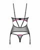 Корсет Obsessive Novenes corset & thong M/L