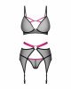 Комплект Obsessive Novenes 3-pcs set XL/2XL