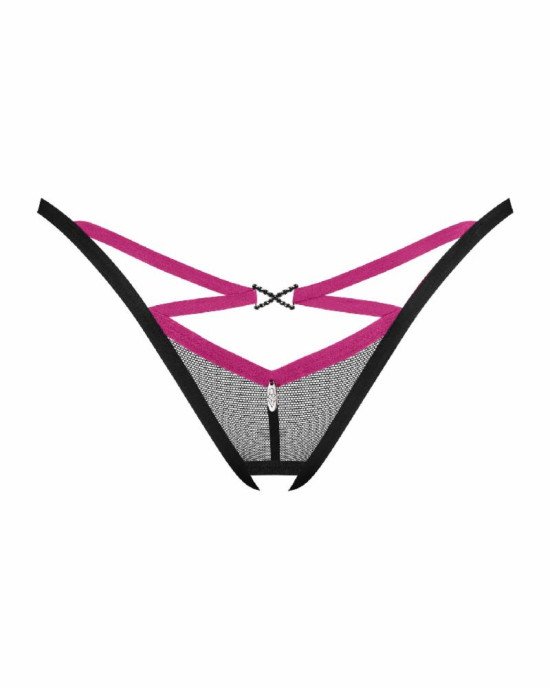 Трусики Obsessive Novenes crotchless thong XS/S Трусики Obsessive Novenes crotchless thong XS/S