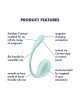 Віброяйце Satisfyer Smooth Petal Connect App Mint Віброяйце Satisfyer Smooth Petal Connect App Mint