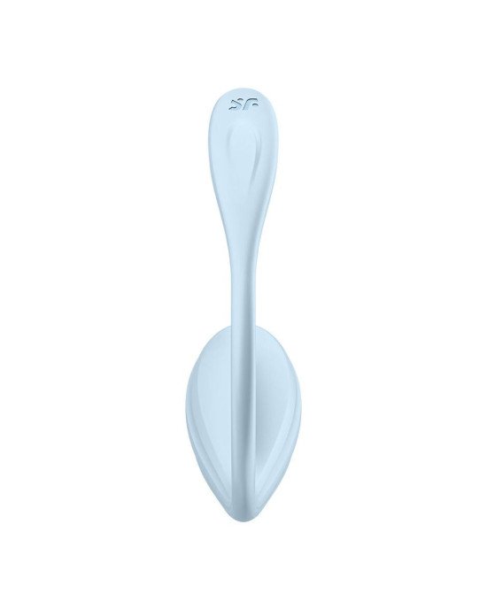 Віброяйце Satisfyer Smooth Petal Connect App Light Blue Віброяйце Satisfyer Smooth Petal Connect App Light Blue