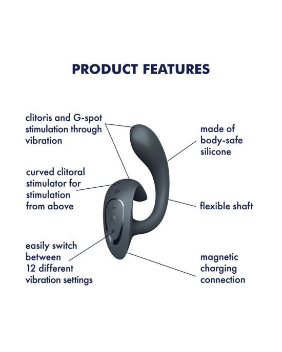 Вібратор Satisfyer G for Goddess 1 Dark Grey Вібратор Satisfyer G for Goddess 1 Dark Grey