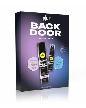 Подарунковий набор  pjur BACK DOOR Value Pack: силіконова змазка 100 мл та розслаблювальний спрей 20