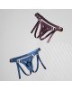 Трусики для страпона Strap-On-Me Leatherette Harness Generous - One Size - Blue Трусики для страпона Strap-On-Me Leatherette Harness Generous - One Size - Blue