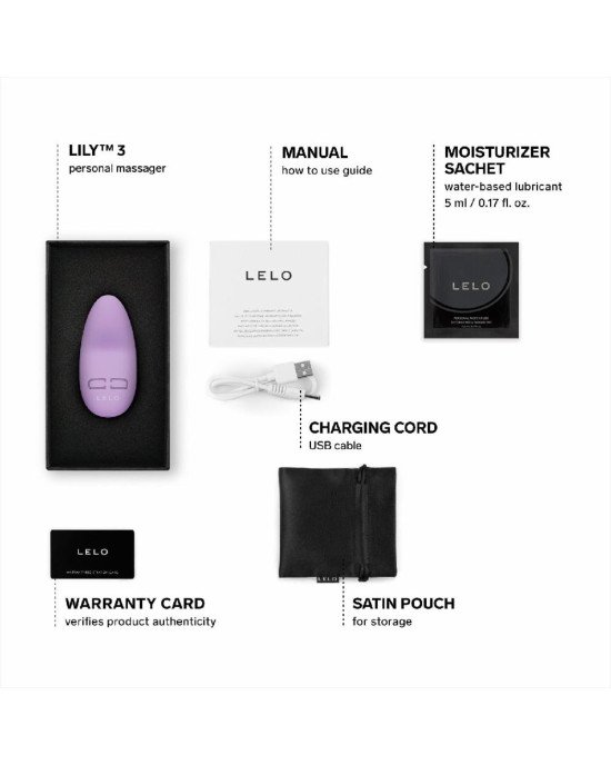 Вібратор LELO Lily 3 Calm Lavender Вібратор LELO Lily 3 Calm Lavender