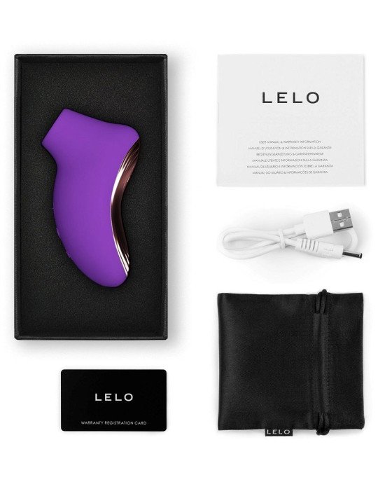 Звуковий стимулятор клітора LELO SONA 2 Travel Purple