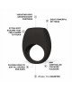 Ерекційне кільце з вібрацією LELO Tor 3 Black