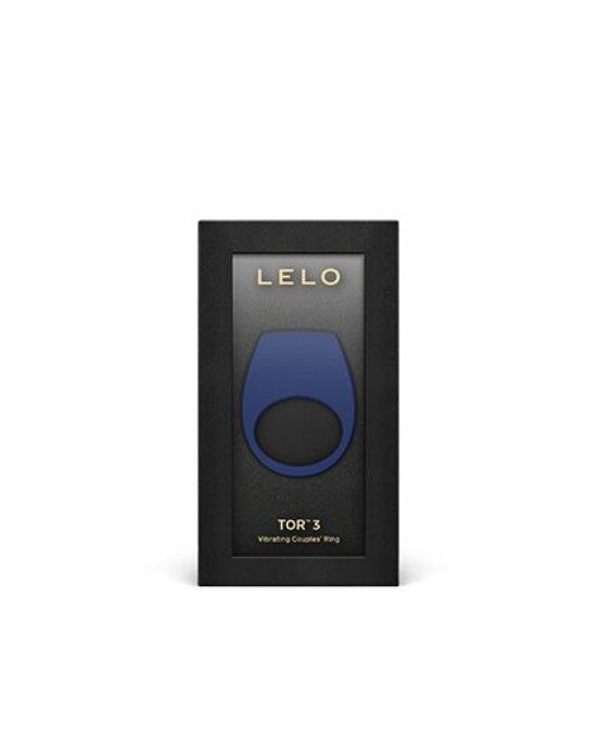 Ерекційне кільце з вібрацією LELO Tor 3 Base Blue Ерекційне кільце з вібрацією LELO Tor 3 Base Blue