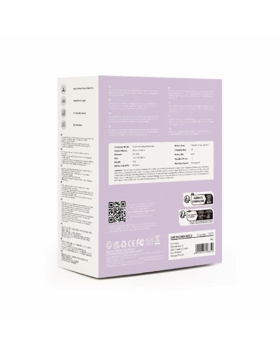 Інтерактивне віброяйце Svakom Phoenix Neo 2 Pastel Lilac, оновлена модель Інтерактивне віброяйце Svakom Phoenix Neo 2 Pastel Lilac, оновлена модель