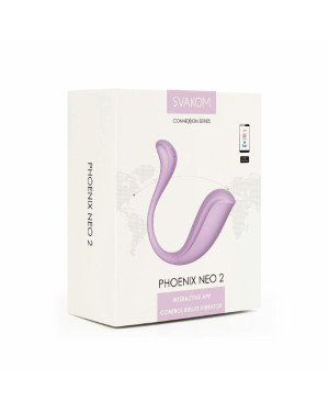 Інтерактивне віброяйце Svakom Phoenix Neo 2 Pastel Lilac, оновлена модель Інтерактивне віброяйце Svakom Phoenix Neo 2 Pastel Lilac, оновлена модель