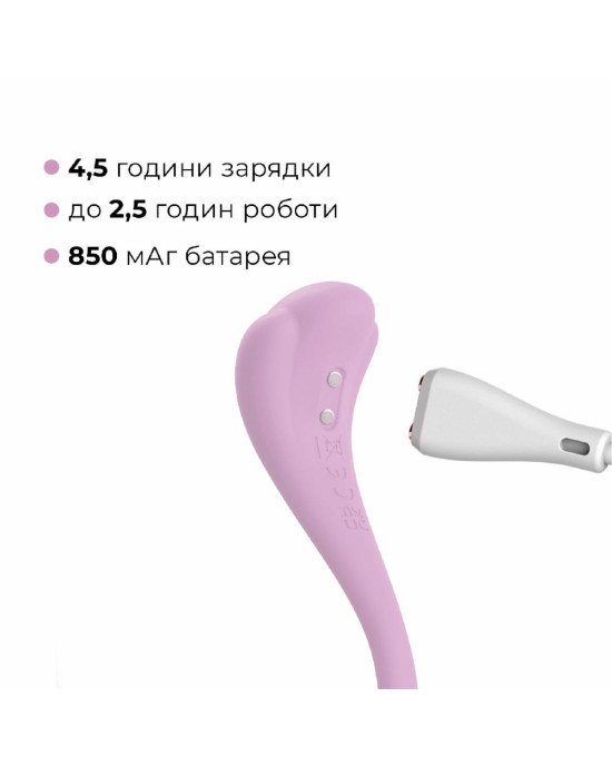 Інтерактивне віброяйце Svakom Phoenix Neo 2 Pastel Lilac, оновлена модель Інтерактивне віброяйце Svakom Phoenix Neo 2 Pastel Lilac, оновлена модель