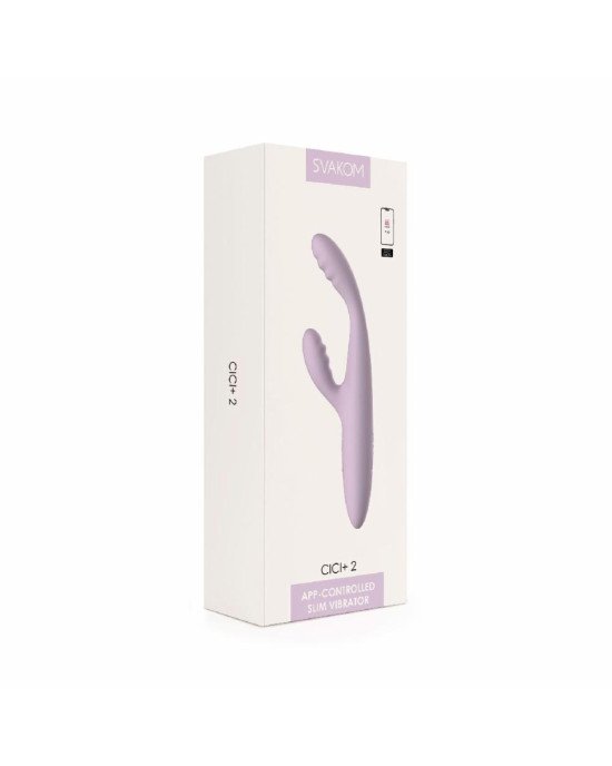 Вібратор Svakom Cici 2+ Pastel Lilac Вібратор Svakom Cici 2+ Pastel Lilac