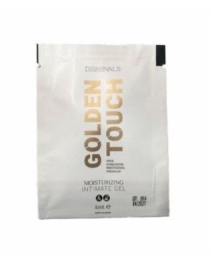 Пробник екстразволожувального гель-лубриканту Driminals Golden Touch (4 мл), водна основа