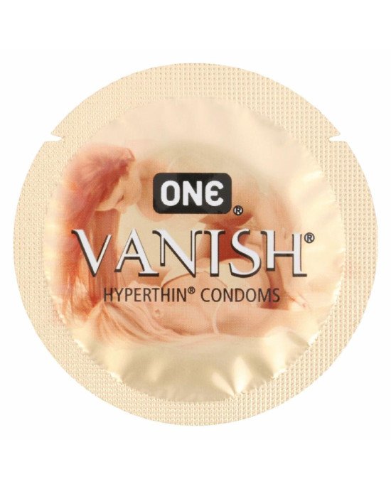 Набір презервативів ONE Vanish Hyperthin 100 шт, мегапак тюб