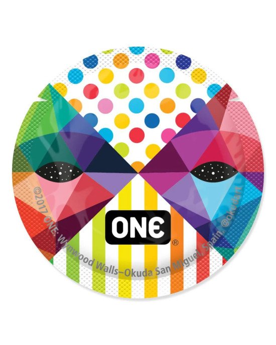 Набір презервативів ONE Classic Select - Artist Collection 100 шт, мегапак тюб