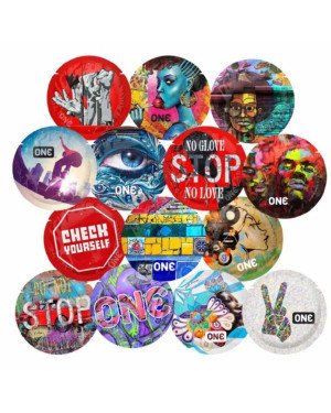 Презерватив ONE Street Art Collection 1 шт