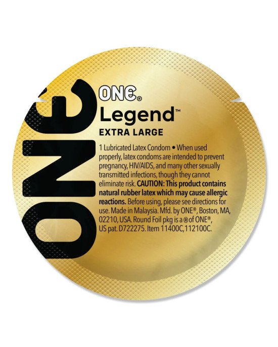 Презерватив ONE Legend Extra Large 1 шт Презерватив ONE Legend Extra Large 1 шт