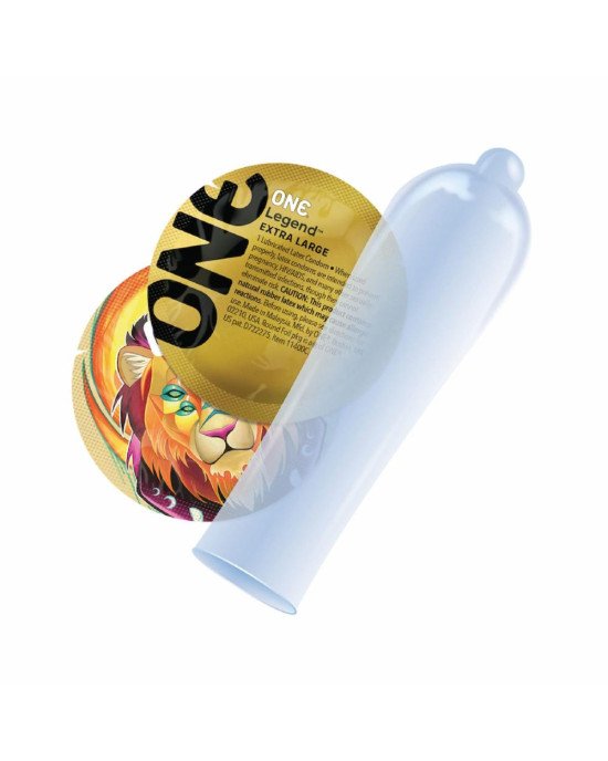 Презерватив ONE Legend Extra Large 1 шт Презерватив ONE Legend Extra Large 1 шт