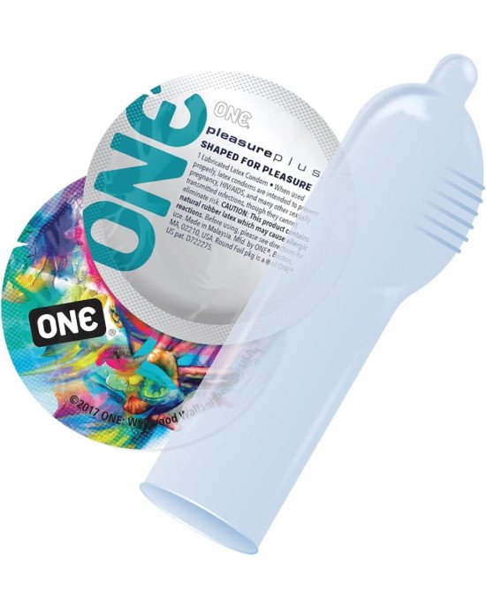 Презерватив ONE Pleasure Plus 1 шт Презерватив ONE Pleasure Plus 1 шт