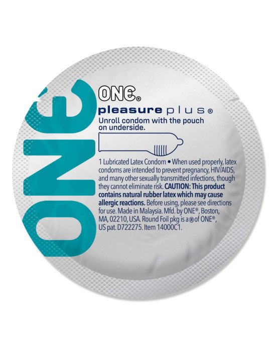 Презерватив ONE Pleasure Plus 1 шт Презерватив ONE Pleasure Plus 1 шт