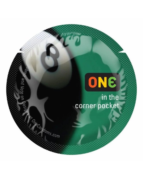 Презерватив ONE Color Sensations - ONE is the corner pocket (Black) 1 шт Презерватив ONE Color Sensations - ONE is the corner pocket (Black) 1 шт