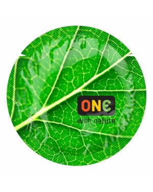 Презерватив ONE Color Sensations - ONE with nature (Emerald) 1 шт