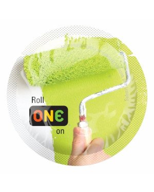 Презерватив ONE Color Sensations - Roll ONE on (Green) 1 шт
