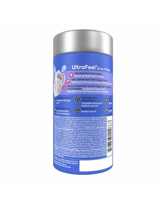 Презервативи ONE Ultra Feel 10 шт, подарункова упаковка тюб