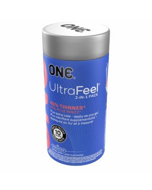 Презервативи ONE Ultra Feel 10 шт, подарункова упаковка тюб Презервативи ONE Ultra Feel 10 шт, подарункова упаковка тюб