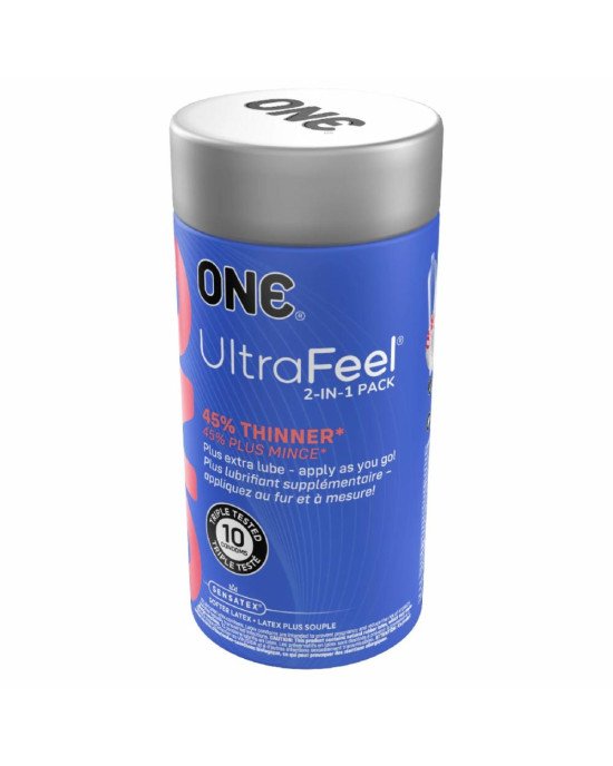 Презервативи ONE Ultra Feel 10 шт, подарункова упаковка тюб