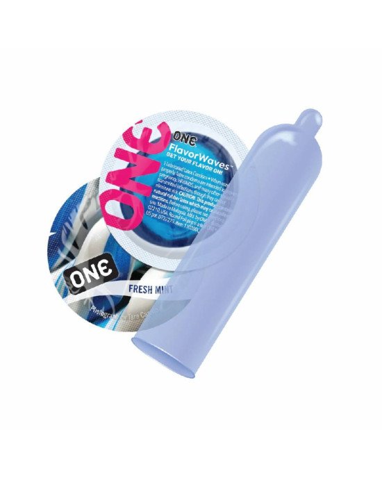 Презервативи ONE FlavorWaves 12 шт, подарункова упаковка тюб