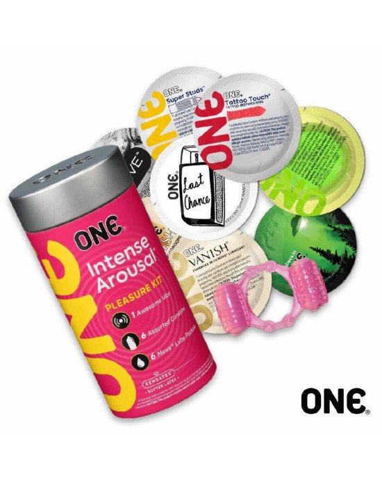 Подарунковий набір ONE Intense Arousal, подарункова упаковка тюб Подарунковий набір ONE Intense Arousal, подарункова упаковка тюб
