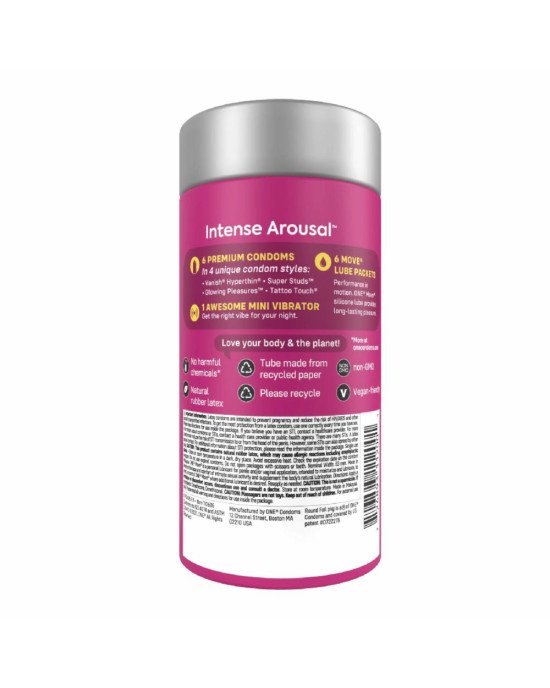 Подарунковий набір ONE Intense Arousal, подарункова упаковка тюб Подарунковий набір ONE Intense Arousal, подарункова упаковка тюб