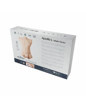 Торс з фалоімітатором на присосці SilexD Apollo L Male Torso Caramel Торс з фалоімітатором на присосці SilexD Apollo L Male Torso Caramel