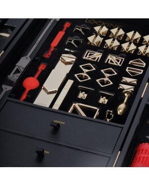 БДСМ-набір LOCKINK All-in-1 BDSM Play Kit - Crocodile Leather