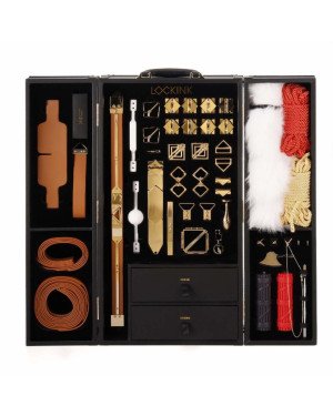 БДСМ-набір LOCKINK All-in-1 BDSM Play Kit - Brown Color