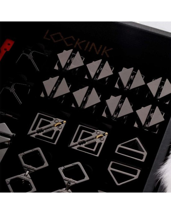 БДСМ-набір LOCKINK All-in-1 BDSM Play Kit - Black Color БДСМ-набір LOCKINK All-in-1 BDSM Play Kit - Black Color