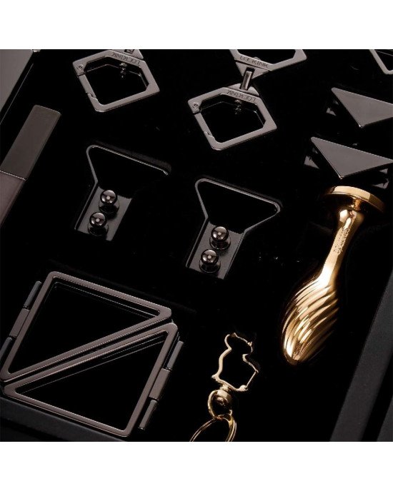 БДСМ-набір LOCKINK All-in-1 BDSM Play Kit - Black Color БДСМ-набір LOCKINK All-in-1 BDSM Play Kit - Black Color