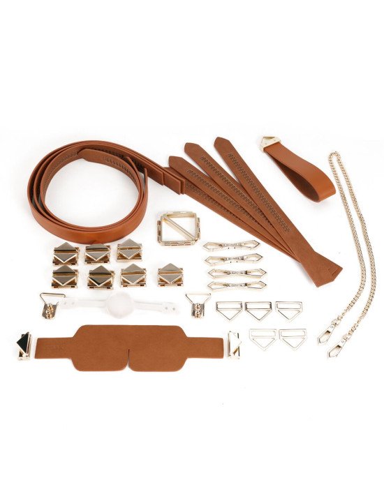 БДСМ-набір LOCKINK Bondage & Restraint Brown Set БДСМ-набір LOCKINK Bondage & Restraint Brown Set